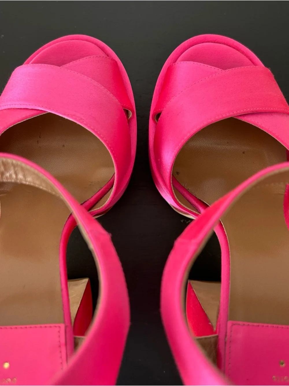 Laurence Dacade x LoveShackFancy Platform Sandal Pink Satin